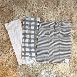 Burt’s Bees baby burp cloths, set of 3